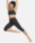 Low Resolution Leggings capris de cintura subida e suporte ligeiro Nike Zenvy para mulher