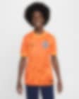 Low Resolution England (Women's Team) 2024/25 Stadium Goalkeeper Older Kids' Nike Dri-FIT Football Replica Short-Sleeve Shirt