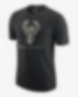 Low Resolution NBA-t-shirt Milwaukee Bucks Logo Nike Dri-FIT för män