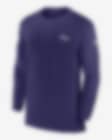 Low Resolution Nike Dri-FIT Sideline Coach (NFL Baltimore Ravens) Men's Long-Sleeve Top