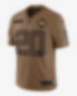 Nike New York Jets No11 Denzel Mim Olive Women's Stitched NFL Limited 2017 Salute To Service Jersey