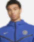 Chelsea Nike Tech Fleece Windrunner Full-Zip Hoodie - Blue