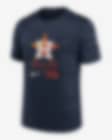 Low Resolution Houston Astros Large Logo Velocity Men's Nike MLB T-Shirt