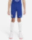 Low Resolution Chelsea FC 2022/23 Stadium Home/Away Big Kids' Nike Dri-FIT Soccer Shorts