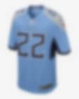 Nike Men's Tennessee Titans Derrick Henry #22 Atmosphere Grey Game