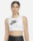Low Resolution Bra deportivo de media sujeción con cuello alto para mujer Nike Air Swoosh