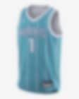 Low Resolution Jersey Jordan de la NBA Swingman para niños talla grande LaMelo Ball Charlotte Hornets Icon Edition
