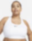 Low Resolution Nike Swoosh-sports-bh med medium støtte til kvinder (plus size)
