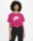 Low Resolution Nike Sportswear Essential Women's Cropped Logo T-Shirt
