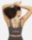 Low Resolution Bra deportivo de media sujeción de corte largo con almohadillas para mujer Nike Zenvy