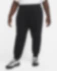 Low Resolution Dámské běžecké kalhoty Nike Sportswear Tech Fleece se středně vysokým pasem (větší velikost)