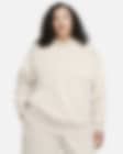 Low Resolution Oversized Nike Sportswear Phoenix Fleece-pullover-hættetrøje til kvinder (plus size)