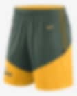 Mens Green Bay Packers Player Issued Nike Dri Fit Shorts Size XXXL