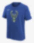 Low Resolution Milwaukee Bucks City Edition Big Kids' (Boys') NBA Logo T-Shirt