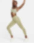 Low Resolution Leggings Nike Go i 7/8-längd med fast stöd, mellanhög midja och fickor för kvinnor