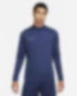 Low Resolution Ανδρική ποδοσφαιρική μπλούζα Dri-FIT με φερμουάρ στο 1/2 του μήκους Nike Academy