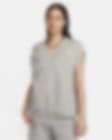 Low Resolution Γυναικείο αμάνικο μπουφάν σε φαρδιά γραμμή Nike Sportswear Phoenix Fleece