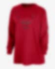 Low Resolution Chicago Bulls Essential Nike NBA-T-Shirt mit langen Ärmeln für Damen