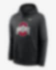 Low Resolution Sudadera con gorro sin cierre universitaria Nike para hombre Ohio State Buckeyes Primetime Evergreen Club Primary Logo
