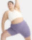 Low Resolution Nike Zenvy Tie-Dye Women's Gentle-Support High-Waisted 20cm (approx.) Biker Shorts (Plus Size)