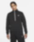 Low Resolution Ανδρικό φούτερ με χνουδωτή υφή στο εσωτερικό και φερμουάρ στο μισό μήκος Nike Sportswear Club