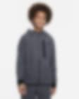 Low Resolution Nike Sportswear Tech winterfester Fleece-Hoodie mit durchgehendem Reißverschluss für ältere Kinder (Jungen)