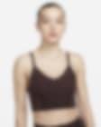 Low Resolution Bra deportivo de baja sujeción de líneas largas acolchado para mujer Nike Yoga Indy