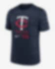 Low Resolution Minnesota Twins Large Logo Velocity Men's Nike MLB T-Shirt