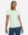 Low Resolution Kortærmet Nike Dri-FIT ADV Aura-trøje i slank pasform til kvinder