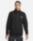 Low Resolution Nike Sportswear Club Herren-Pullover mit angerautem Material und Halbreißverschluss