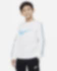 Low Resolution Nike Sportswear Repeat Sweatshirt van fleece met ronde hals voor jongens