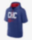 Low Resolution Sudadera con gorro sin cierre de manga corta Nike de la MLB para hombre Chicago Cubs Tri Code Lockup