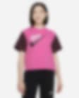 Low Resolution Volné taneční tričko Nike Sportswear Essential pro větší děti (dívky)