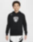 Low Resolution Felpa pullover in fleece con cappuccio Brooklyn Nets Club Nike NBA – Ragazzo/a