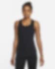 Low Resolution Camiseta de tirantes de tela de canalé para mujer Nike Yoga Dri-FIT Luxe