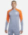 Low Resolution Ανδρική ποδοσφαιρική πλεκτή μπλούζα προπόνησης Nike Dri-FIT εναλλακτικής εμφάνισης Ίντερ Strike