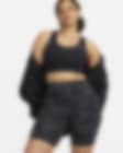Low Resolution Shorts de ciclismo camuflajeados de 20 cm y cintura alta de media sujeción para mujer Nike Universa
