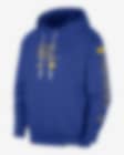 Low Resolution Golden State Warriors Standard Issue Courtside Men's Nike Dri-FIT NBA Hoodie