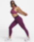 Low Resolution Nike Universa közepes tartást adó, 7/8-os, magas derekú női leggings zsebekkel