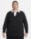 Low Resolution Polo oversize à manches longues Nike Sportswear Essential pour femme (grande taille)