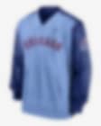 Men's Nike Royal/Light Blue Chicago Cubs Cooperstown Collection V-Neck  Pullover Windbreaker