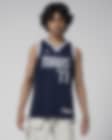 Low Resolution Dallas Mavericks Statement Edition- Nike Dri-FIT Swingman-trøje til større børn