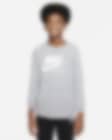 Low Resolution Nike Swoosh Big Kids' Long-Sleeve T-Shirt