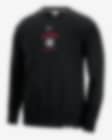 Low Resolution Georgia Standard Issue Men's Nike College Fleece Crew-Neck Sweatshirt