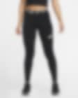 Low Resolution Nike Pro Women's Mid-Rise Mesh-Panelled Training Leggings