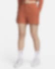 Low Resolution Γυναικείο ψηλόμεσο σορτς σε στενή γραμμή με ριμπ ύφανση Nike Sportswear Chill Knit 8 cm