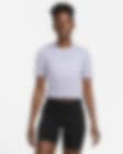 Low Resolution Nike Yoga Dri-FIT ADV Luxe Women's Short-Sleeve Crop Top