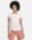Low Resolution Kortärmad tröja med smal passform Nike Dri-FIT One för kvinnor
