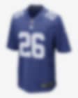 Low Resolution Męska koszulka meczowa do futbolu amerykańskiego NFL New York Giants (Saquon Barkley)