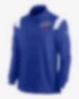 Nike Buffalo Bills Sideline Lightweight Coach 1/4 Zip Jacket